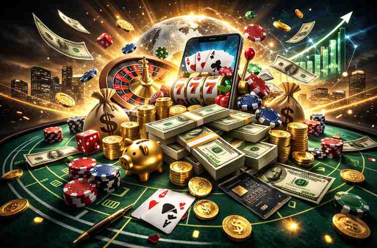 Money Gaming no 185win cassino com interface moderna e valores destacados na tela